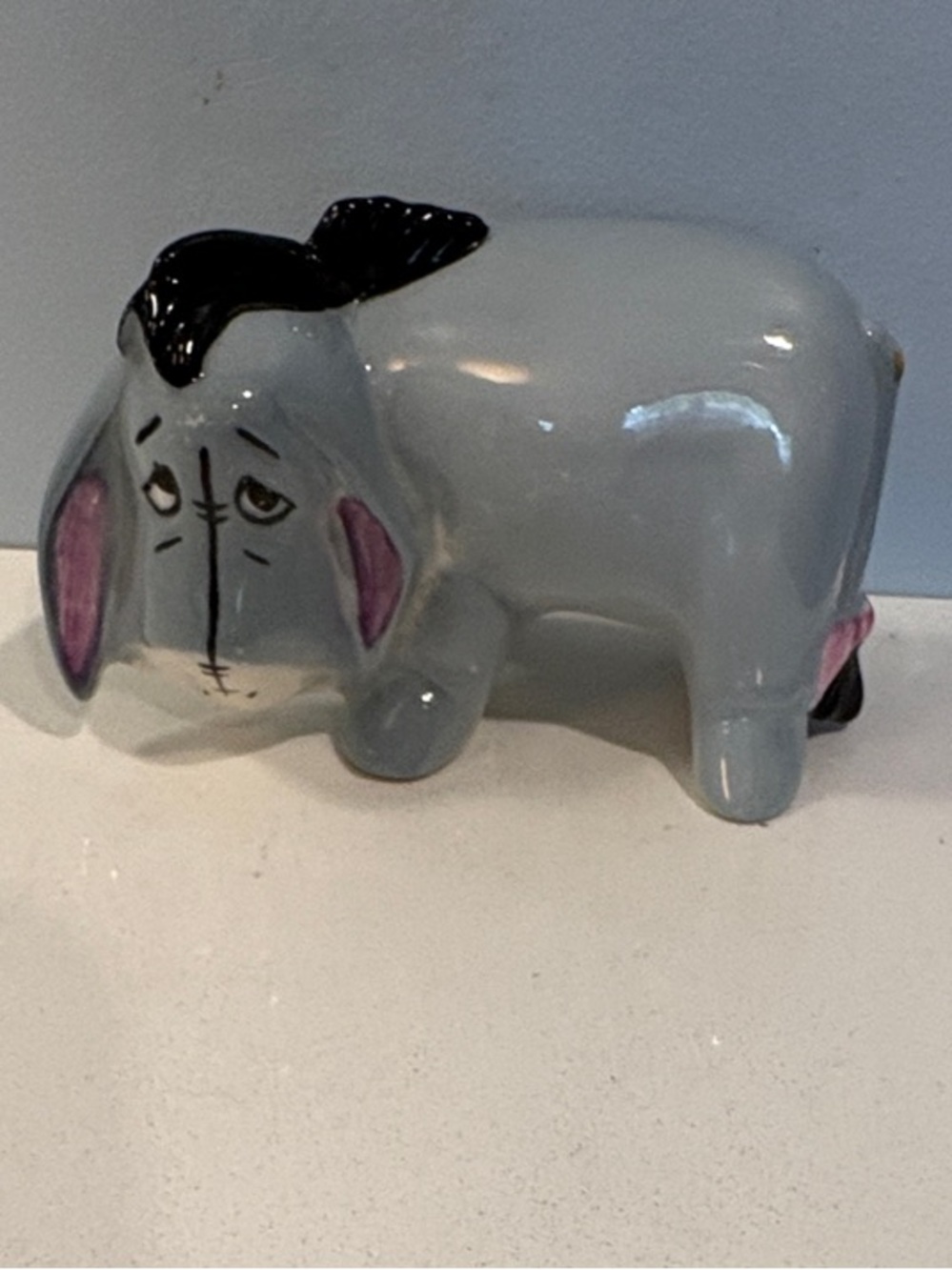 Rare Vintage Beswick Eeyore Ceramic Figurine Gold Stamp